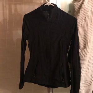 Black zip up jacket